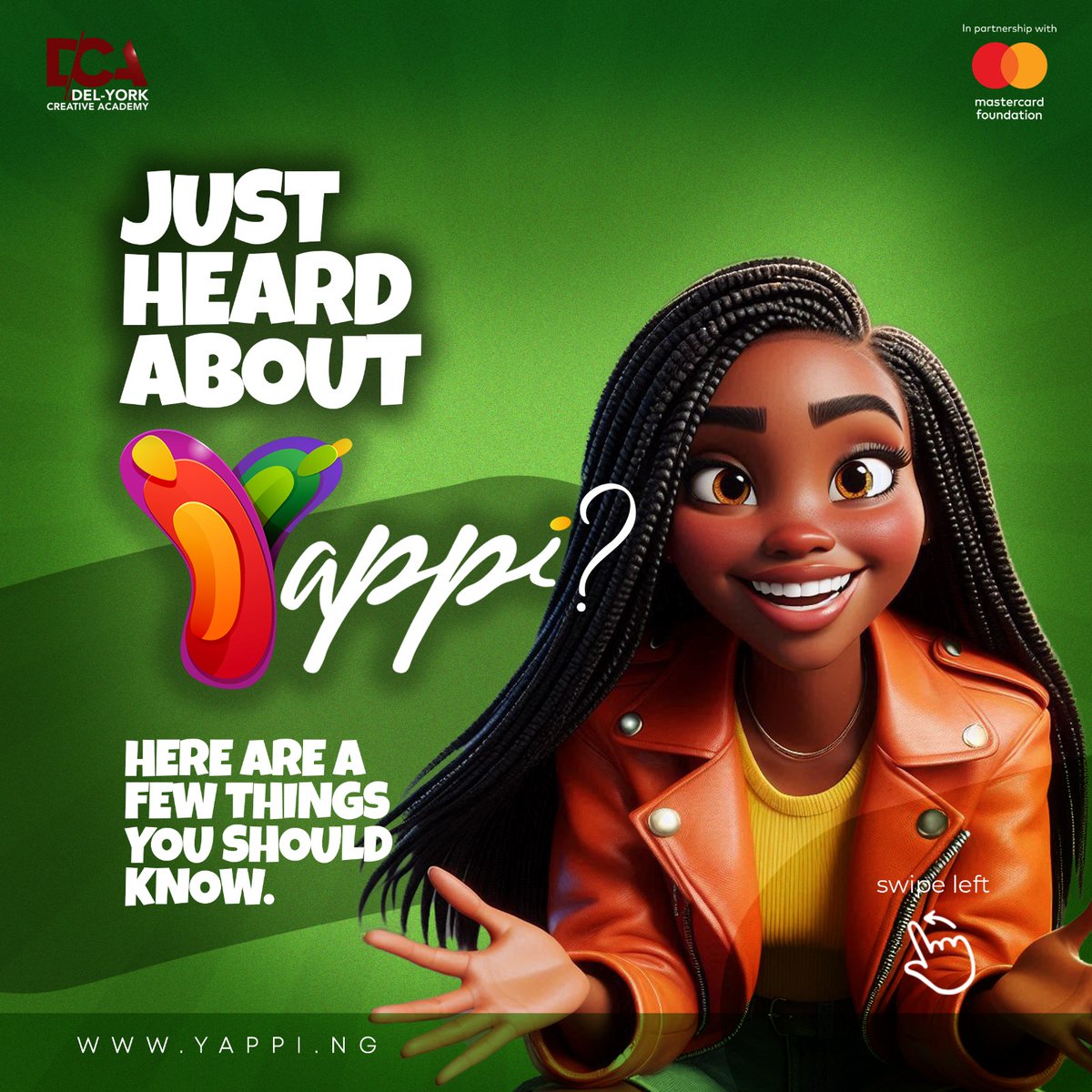 yappi_ng's tweet photo. What is YAPPI? Here’s what you need to know!
Embark on the journey to your future. Enroll in YAPPI today. Link in bio!
#animation #yappi #postproduction #training #DelYorkGroup https://t.co/yynT2kd7TF