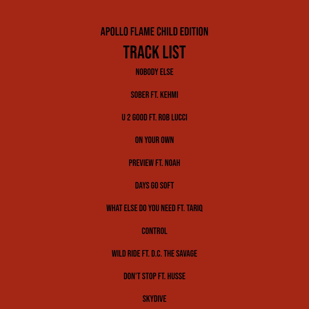 Saint_deon's tweet photo. NGL, APOLLO Pt. 2 is insane. Like… insane asf… especially the features… https://t.co/pNac76JVP5
