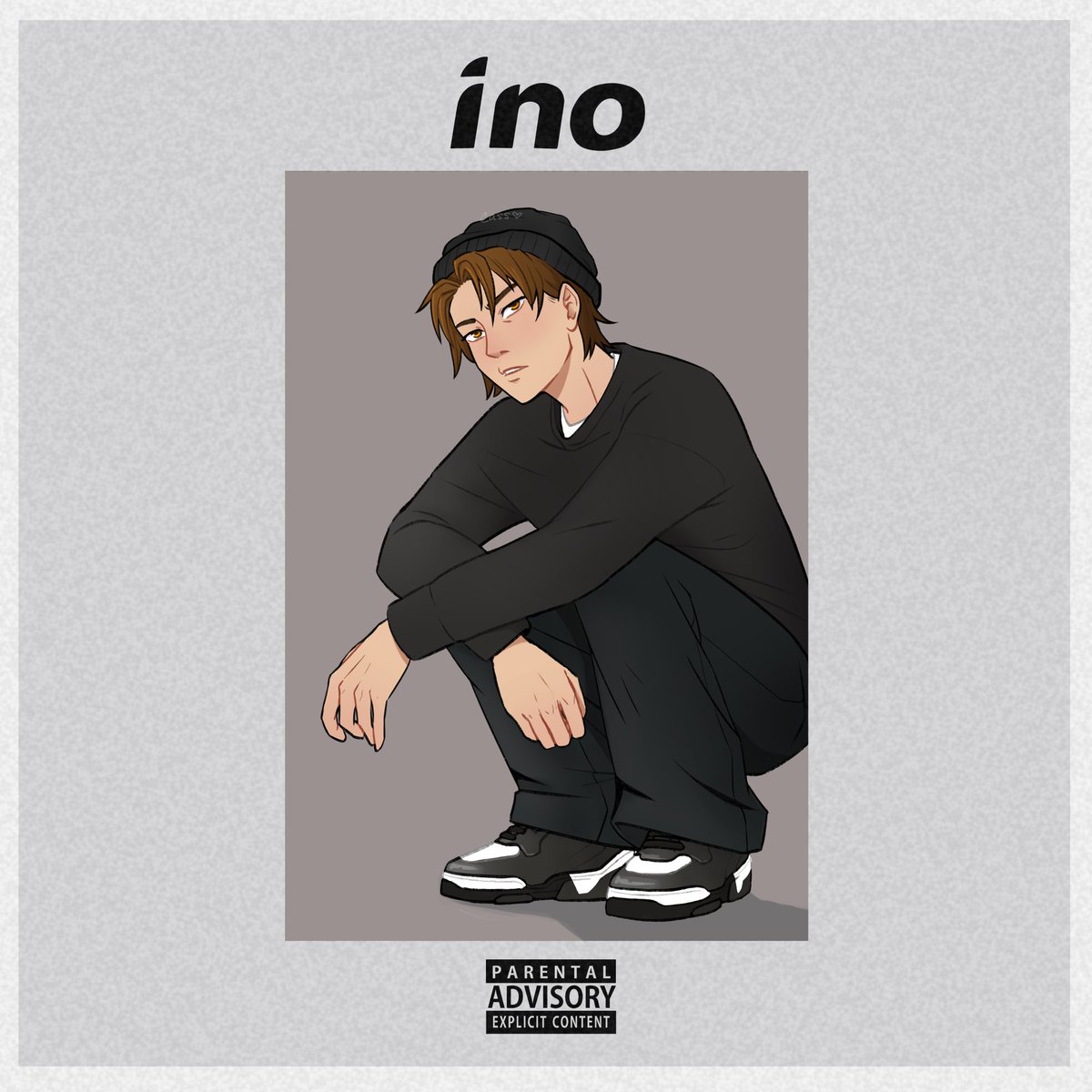 unsure what possessed me to make this but i am an ino enjoyer and a frank ocean enjoyer so. yeah.  
also whoever said early 2000s-coded ino u are so right  

#ino #inotakuma #jjk #fanart