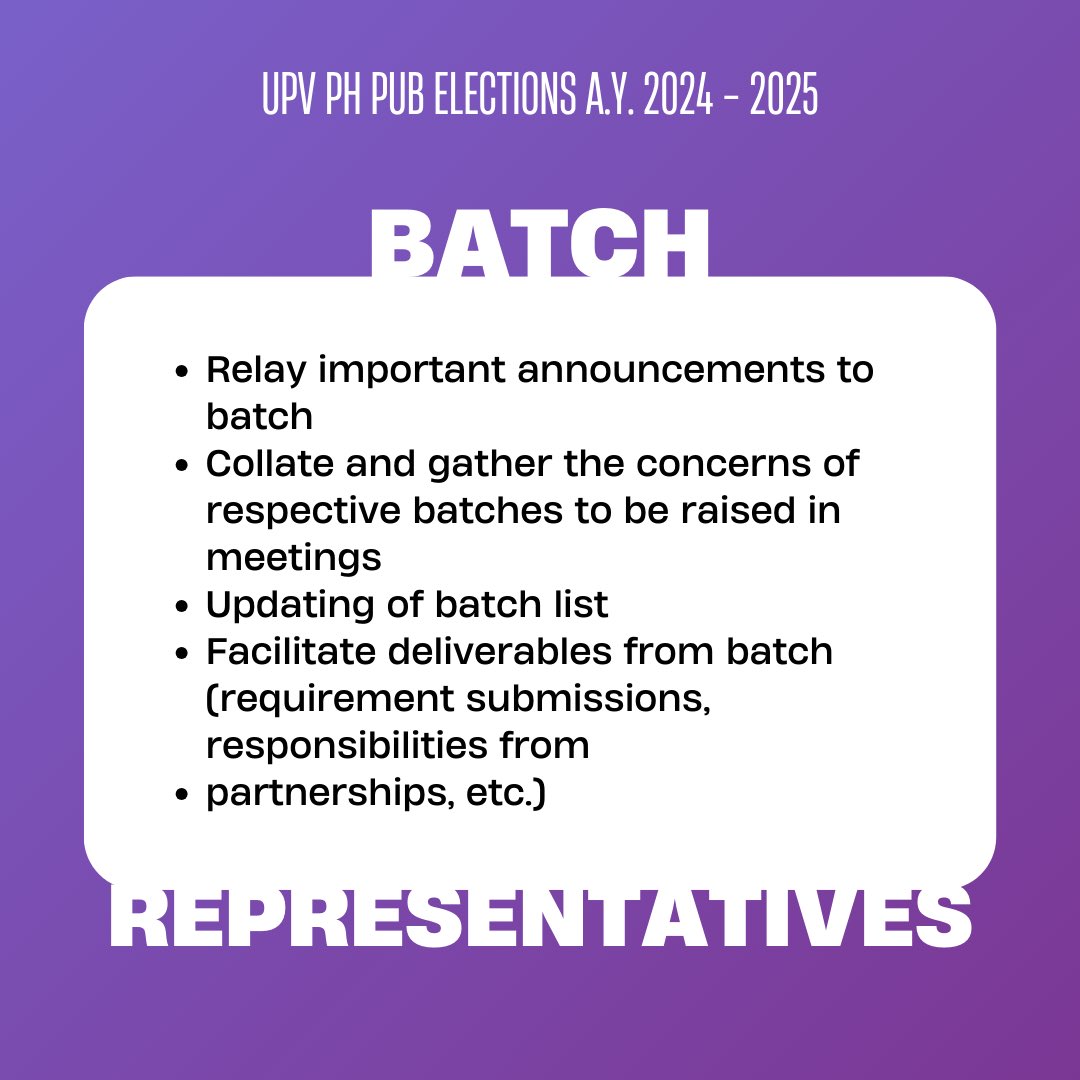 PHPubUPV's tweet photo. Access the nomination form to nominate your fellow students or yourselves: 
https://t.co/7MRb9T7ga9
https://t.co/7MRb9T7ga9
https://t.co/7MRb9T7ga9

The nomination period will run from July 8 until July 12, 11:59 pm. 

Don't wait, just nominate! 😉 #ForAHealthierPH 💜 https://t.co/Tg2Gztvfzw