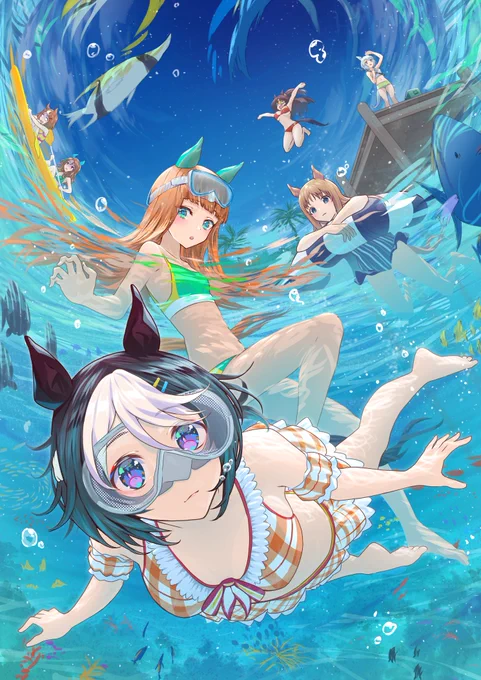 水曜日は水着の再掲 #ウマ娘 
