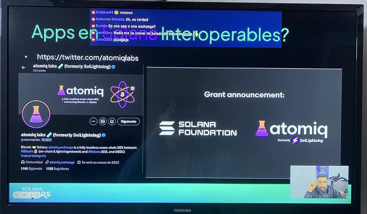 Cata_yanez179's tweet photo. Feliz Noche de Domingo y viendo el LIVE con @elchuo160 por medio de @allstarslatam en las diferentes plataformas hoy elegí YouTube. Aprendiendo de Interoperabilidad #AllstarsLive 🚨 @allstarsVEN @SolanaAllstars https://t.co/i41hgnxRKV