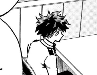 He also forgot the scar at one point too 