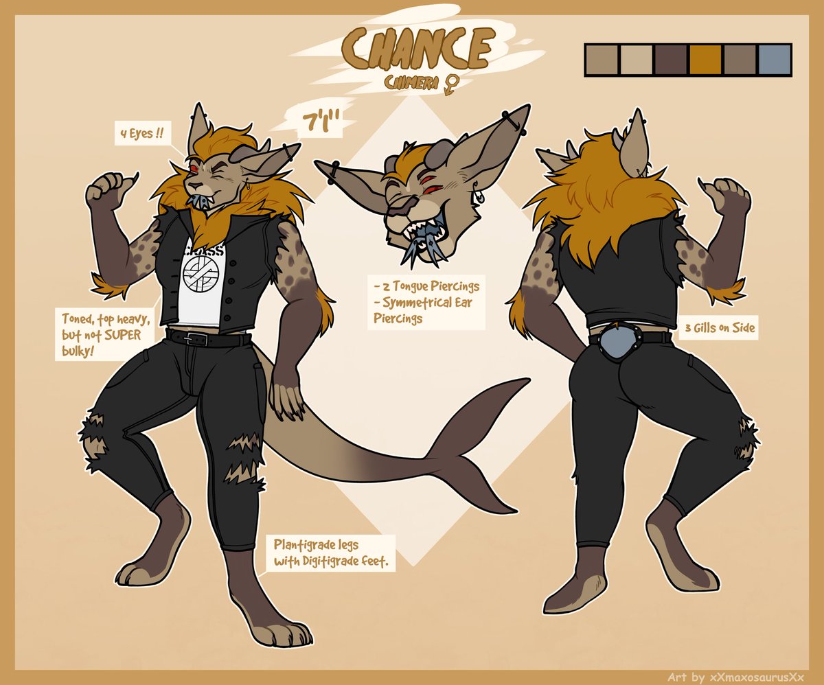 ChimeraChance's tweet photo. brand spankin’ new refsheet courtesy of the amazing @xXwolf_buttXx 🧡💛🧡 https://t.co/5eDjinbo3I