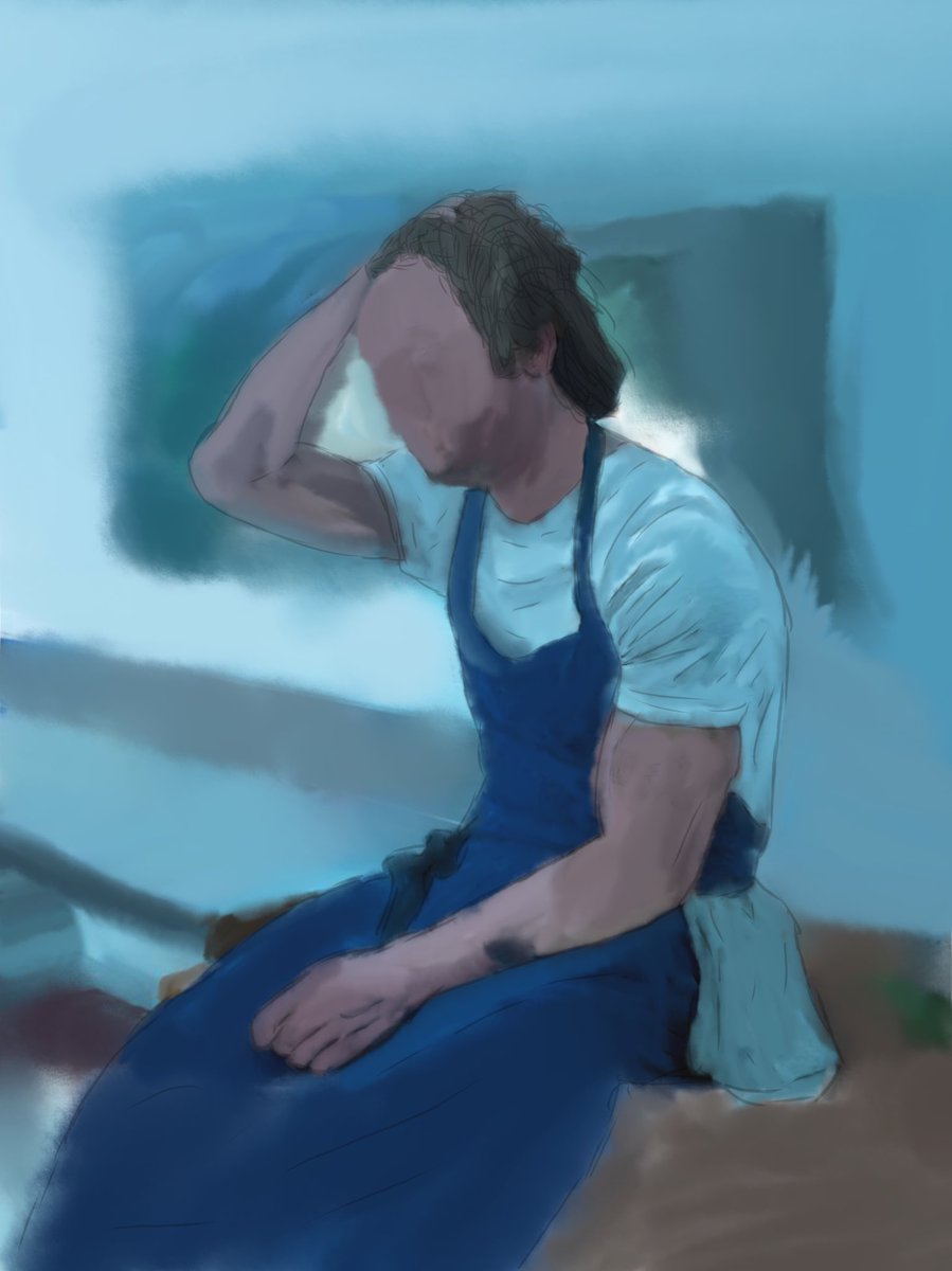 Obsessed with #TheBear…can’t wait for Season 4, perks of taking time off work currently is that I could watch the whole of season 3 in one day and then sketch this!