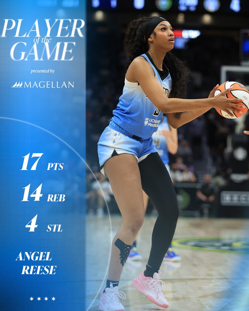.<a href="/Reese10Angel/">Angel Reese</a> made WNBA history this evening 👏🏾

#skytown