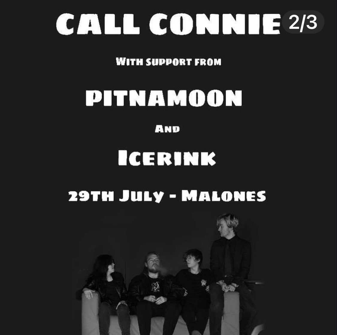 malonesbarglasgow.com/event/call-con…
Great line up - tickets bought in advance help the bands &amp; the venue - many thanks
<a href="/MalonesGlasgow/">Malones Glasgow</a> <a href="/WhatsOnGlasgow/">What's On Glasgow</a> @theglasgowmusic
