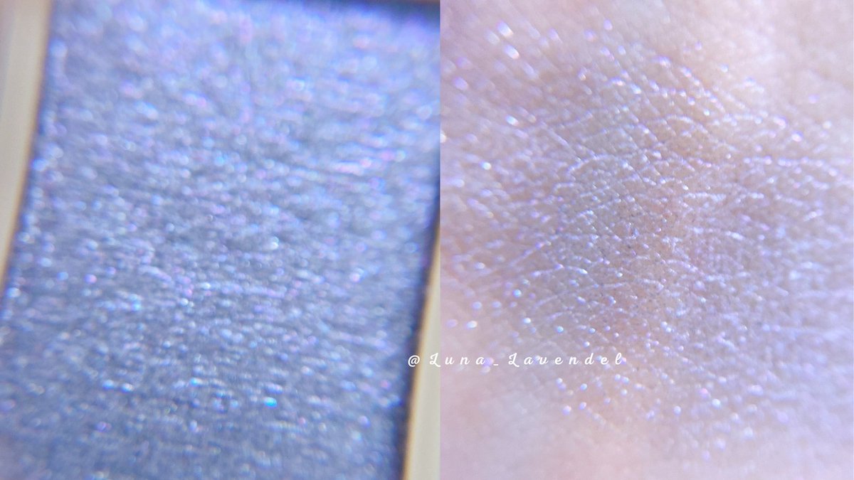 Luna_Lavendel's tweet photo. マジョマジョ新作の水の砂💧、透ける青みが息をのむ美しさ…血管の内側に溶け込むようなブルーグレーに青やピンクのラメの煌めきで透明感がとまらない。ソーダみたいなラメ感が綺麗な月の砂🌙も色白ブロンズが最高に可愛くてどちらも本当に定番化してほしい…！
*マジョリカマジョルカ様に頂きました https://t.co/Otdhz3jNf2