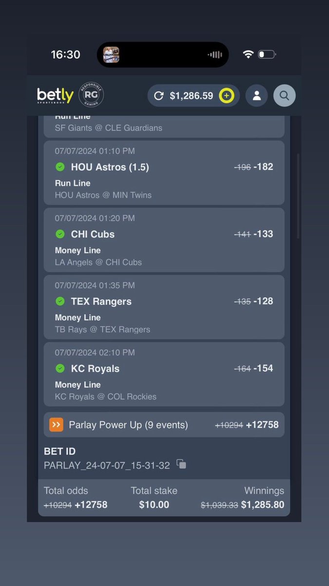 codycoverss's tweet photo. $10 paid $1,200 on the 16-0 clean sweep today. 💰🧹 Follow @codycoverss for all picks &amp; parlays daily! 🔥🔥@codycoverss @codycoverss @codycoverss. Link in bio for ALL my personal bets !!🔌🔌 https://t.co/yxVFqCaacY