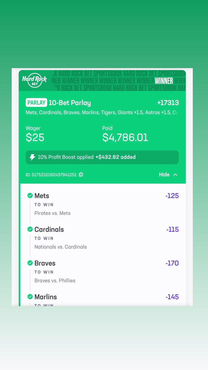 codycoverss's tweet photo. $25  paid $4,786 on the 16-0 clean sweep today. 💰🧹 Follow @codycoverss for all picks &amp; parlays daily! 🔥🔥@codycoverss @codycoverss @codycoverss. Link in bio for ALL my personal bets !!🔌🔌 https://t.co/eeWsvYvd5w