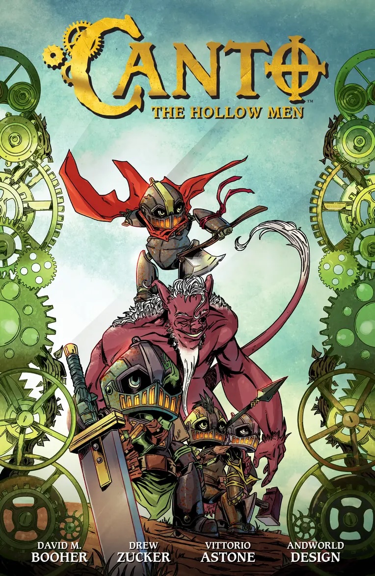 Drew_Zucker's tweet photo. This week CANTO: The Hollow Men (VOL2) Hardcover hits stores! I'm offering the book up on my website (along with all the other hardcovers) be sure to grab a copy and continue CANTO's adventure.

https://t.co/NnFTPN1HX9

#canto #NCBD #comics #darkhorsecomics https://t.co/ncO1zbXBR6