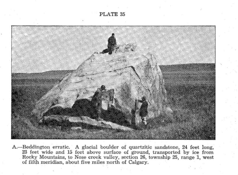 YuleLoveYYC's tweet photo. We have our own Sacred Rock in Nose Creek.  Instead of blowing it up, the gov’t of our day is just neglecting it. Allowing graffiti to destroy ancient pictographs. The Feds need policy to protect natural monuments like Glacial Erratics. @ChahalGeorge #SaveNoseCreek #SNCerratic https://t.co/ycsKFENwzc