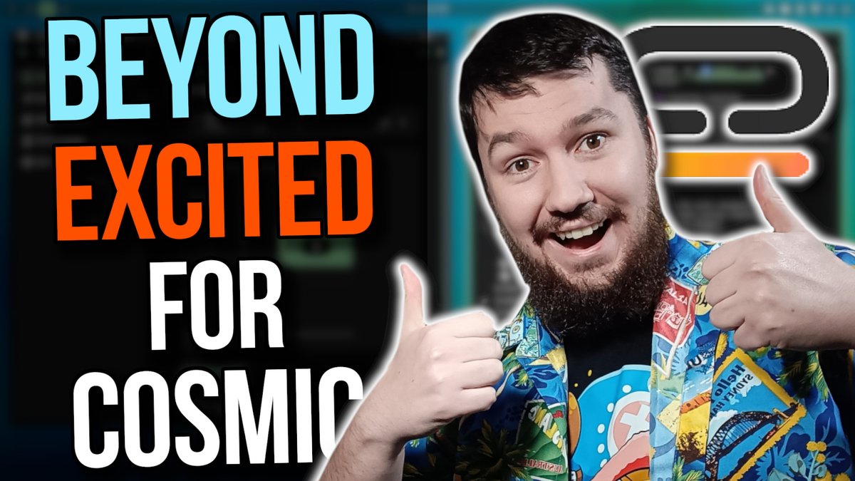 COSMIC Desktop Alpha Is Just A Few Weeks Away!!! #Linux #YouTube youtu.be/bCwD7JIB-r4
