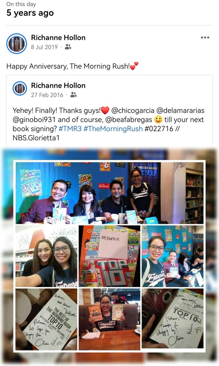 ANINGtatum's tweet photo. Happy Anniversary, TMR! Rusher since 2012. Hoping to meet the new trio. Start nyo na book 4.🤍 #TheMorningRush #RXGreet #RXGreets

@RX931 @Markkistroem @chicogarcia @hazelhottie https://t.co/ZsKs6vRAru