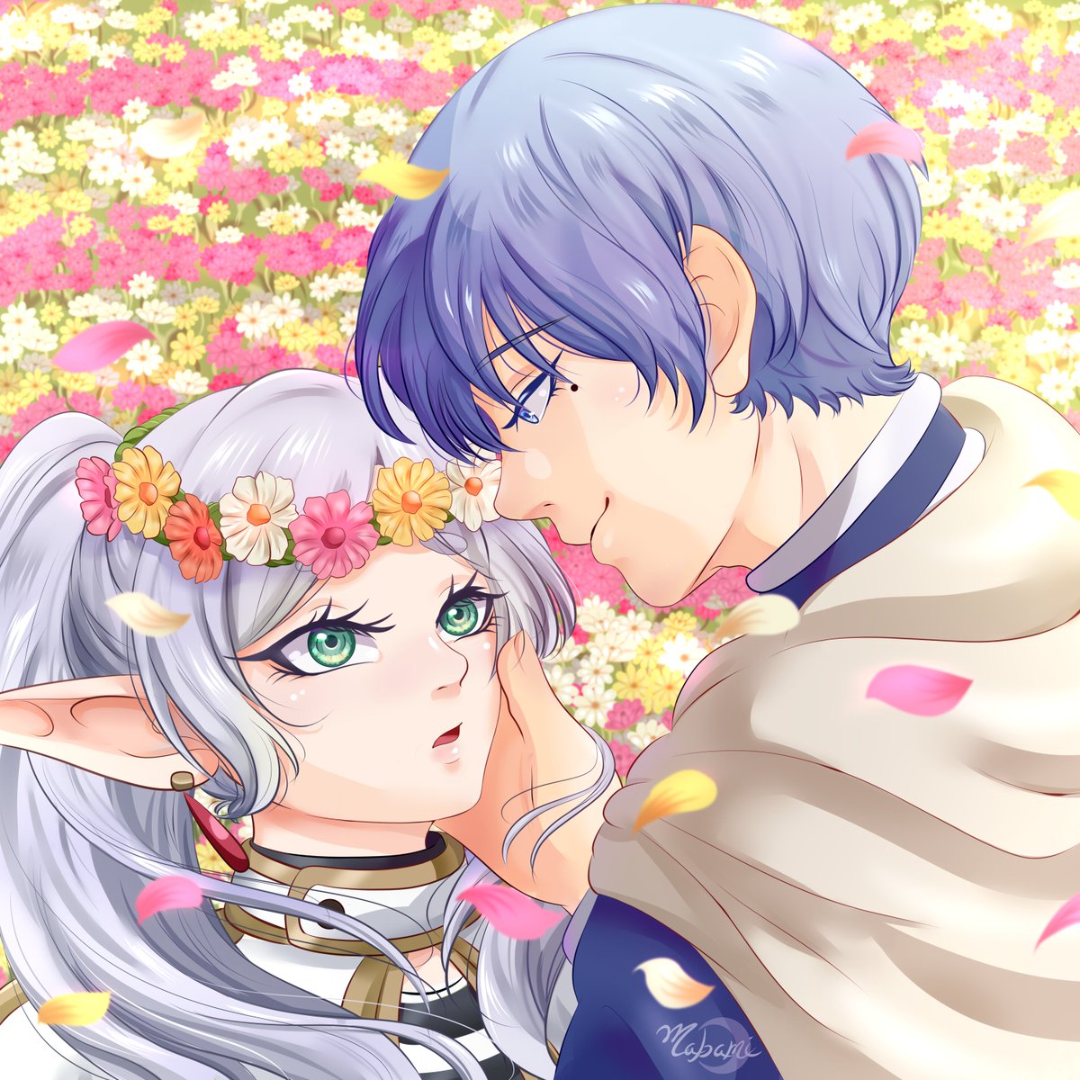 Mabami_7's tweet photo. 🌸🤍Frieren y Himmel 🩵🌸

Al decir verdad me causo nostalgia hacer esta ilustración por lo que pudo a ver pasado entre ellos :'c
Pero quizás mas adelante vuelva hacer otro dibujos de estos dos 😌👌

#fanart #digitalart #frieren #himmel #sosonofrieren #frirenxhimmel https://t.co/j3x7UuGkYx