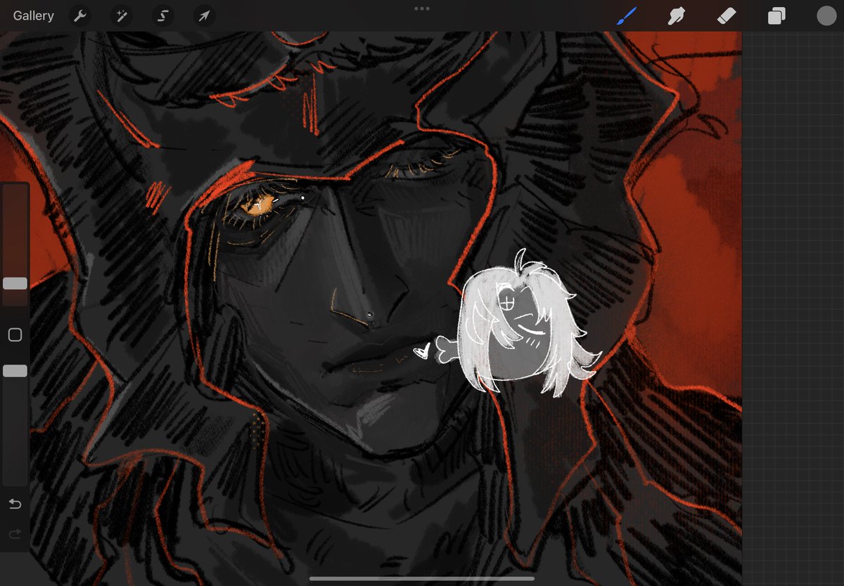 Ghastly_Grunge's tweet photo. i think all our tarnished problems would be solved if we could just give Messmer a lil kiss 

ft my nightfolk tarnished Kasamir :-) of course the first ER fanart I do is a joke

#ELDENRING #EldenRingDLC #EldenRingFanart #messmertheimpaler https://t.co/NpEGIAQHFf