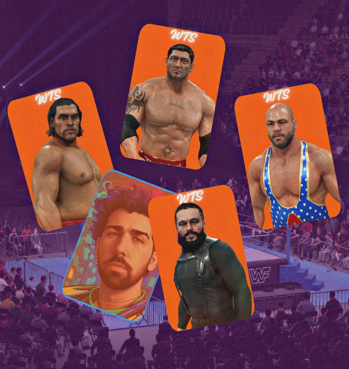 #WWE2K24
The Great Khali 
Batista '05
Bo Dallas '24
Kurt Angle

All characters made by <a href="/WhatsTheStatus/">𝕾𝖙𝖆𝖙𝖚𝖘™</a>

CC Tags: WhatsTheStatus