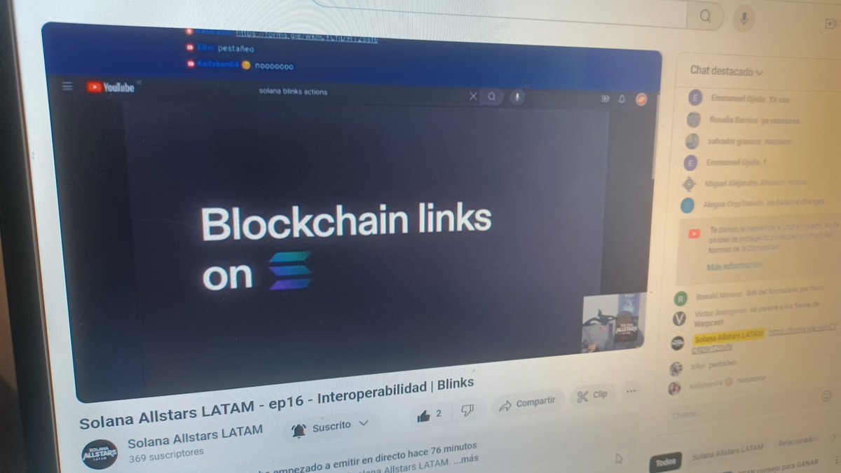 Rinam_26's tweet photo. Super Activa y adquiriendo educación Blockchain en #AllstarsLive acerca de Blinks, quieres aprender de forma gratuita? sigue a @allstarslatam @allstarsVEN https://t.co/yP0hFcrqcF