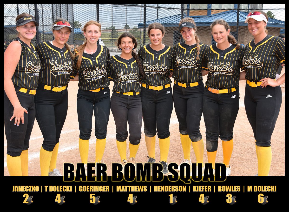Chicago Cheetahs 18u Baer (@cheetahsbaer) on Twitter photo COLORADO HOMERUN COUNT = 29 πͺπ₯π₯
<a href="/DoleckiMadison/">Madison Dolecki</a> π£π£π£π£π£π£
<a href="/LGoeringer/">Lexi Goeringer</a> π£π£π£π£π£
<a href="/alexandra_kief4/">Alexandra Kiefer 2026</a> π£π£π£π£
<a href="/nina_matthews37/">Nina Matthews</a> π£π£π£π£
<a href="/tdolecki3/">taylor</a> π£π£π£π£
<a href="/AliaRowles2027/">Alia Rowles</a> π£π£π£
<a href="/lilijaneczko/">Liliana Janeczko 2025</a> π£π£
<a href="/JuliaHenderson0/">Julia Henderson</a> π£ COLORADO HOMERUN COUNT = 29 πͺπ₯π₯
<a href="/DoleckiMadison/">Madison Dolecki</a> π£π£π£π£π£π£
<a href="/LGoeringer/">Lexi Goeringer</a> π£π£π£π£π£
<a href="/alexandra_kief4/">Alexandra Kiefer 2026</a> π£π£π£π£
<a href="/nina_matthews37/">Nina Matthews</a> π£π£π£π£
<a href="/tdolecki3/">taylor</a> π£π£π£π£
<a href="/AliaRowles2027/">Alia Rowles</a> π£π£π£
<a href="/lilijaneczko/">Liliana Janeczko 2025</a> π£π£
<a href="/JuliaHenderson0/">Julia Henderson</a> π£