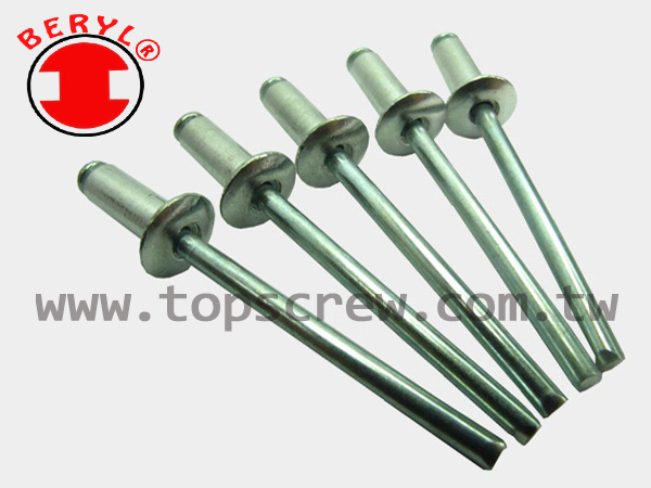 TOPSCREW_BERYL's tweet photo. #鋁鐵拉釘 ( #鋁頭鐵芯)
鋁鐵拉釘適用於 #輕型物件。
可 #緊密結合 兩物件，#成本較螺栓和螺帽低。
能運用於廣泛的物件上，圓頭、沙拉頭和大唇樣式皆可。
#安裝容易且快速，#適用於防鏽物件。 https://t.co/u8eeHv5Ain