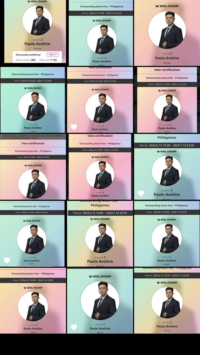 abroad1424's tweet photo. Remember to cast your vote for Paulo Avelino and Kim Chiu on the Idol Champ Apps before the deadline on July 14, 2024. Thank you.
KIMCHIU AsapMAZING PROD
#ASAPmusiklaban
#KimPau
@prinsesachinita
@mepauloavelino https://t.co/1uXpIn1VrG