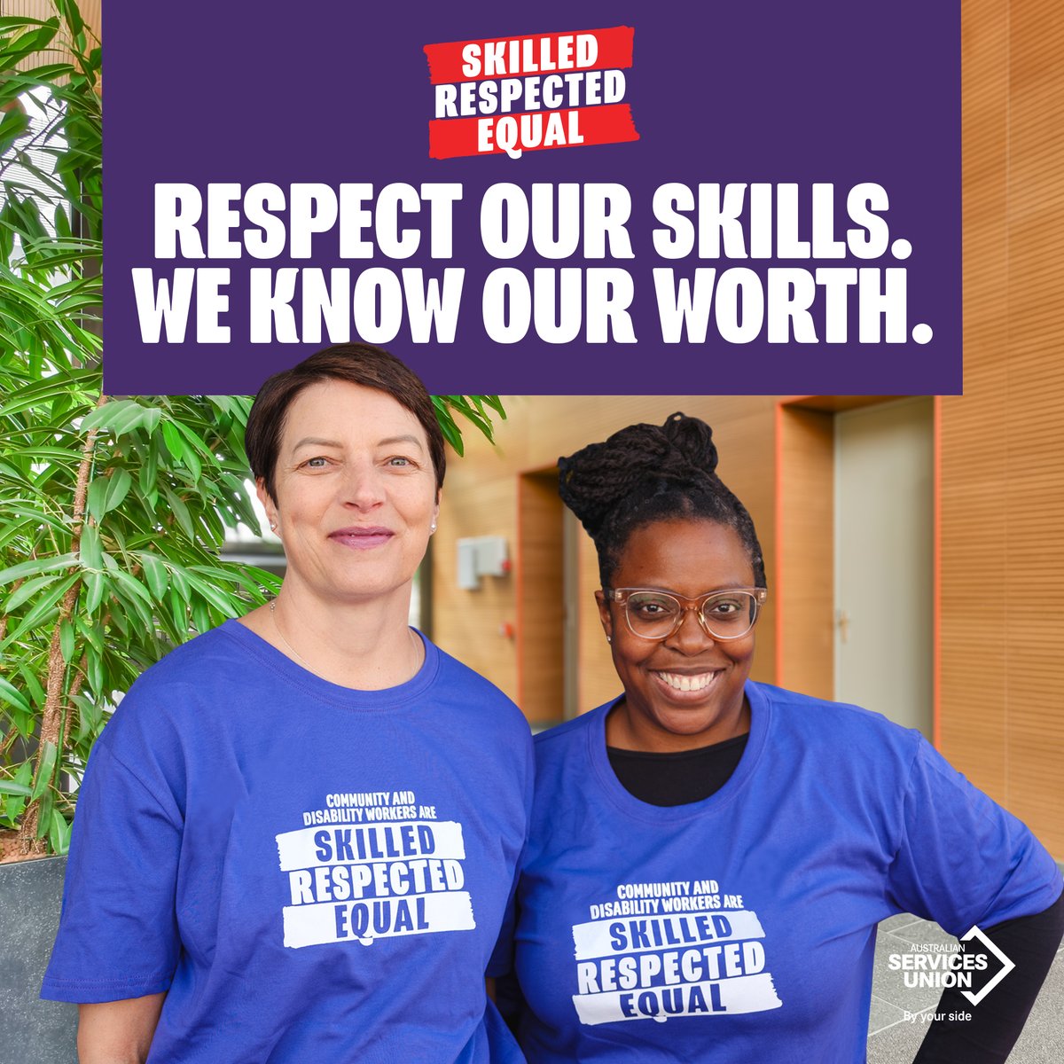 ASUnion's tweet photo. Community &amp; disability workers deserve fair pay and recognition. Today, we launched a major case with the Fair Work Commission.

Support our campaign for fair wages! Sign the petition: https://t.co/RTHMVPeOzq https://t.co/lGyzJXVsq2