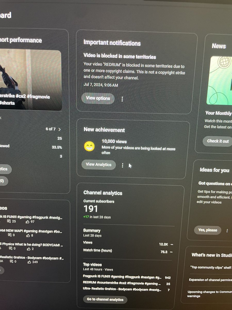 We have officially hit the 10k view mark! Thanks for all the support 🥹