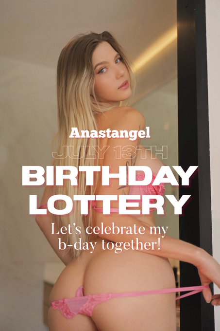 I'm announcing the naughtiest win-win lottery everrrr for MY BIRTHDAY? I’ll share the results on July