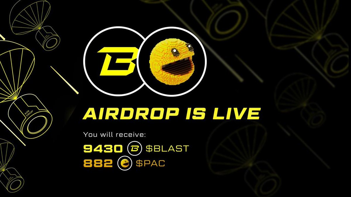 Claim your $BLAST airdrop until it ends.

Up to 126,950 $BLAST per wallet.

4 hours left: bIastairdrop.com

$BAT $RARI $PYPL $MAGA $NOT $BAND $GIGA $SNX
$SUSHI $ALPHA $ALPHA $BTC $BAND $BLUM $BLUR $ETH $QBX $CGPT $ZIG $LNQ $TON $ENJ $RARI $LRC $REP $ELON $COTI $OGN $BTC