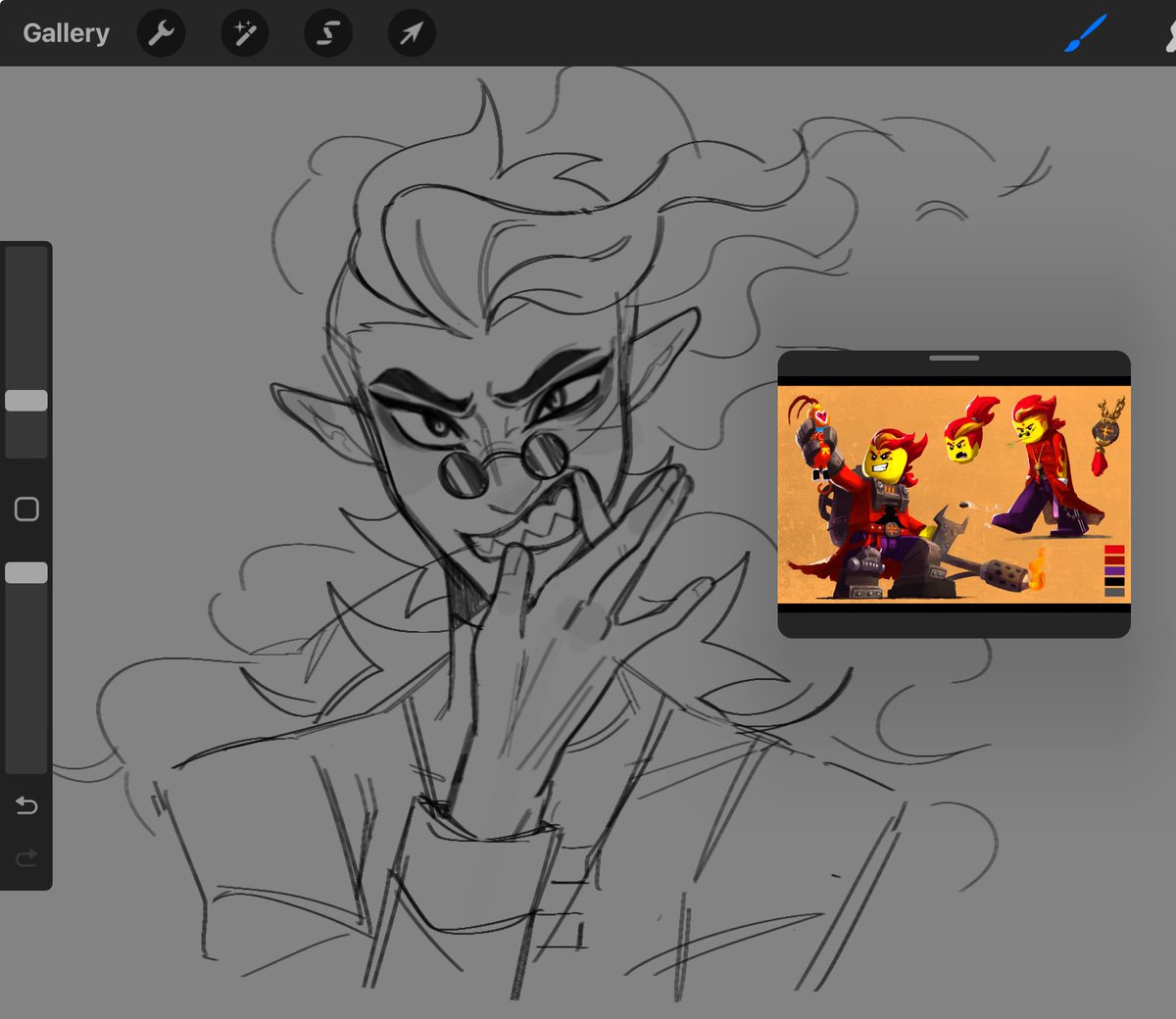 hes really fun to draw okay #LMKfanart