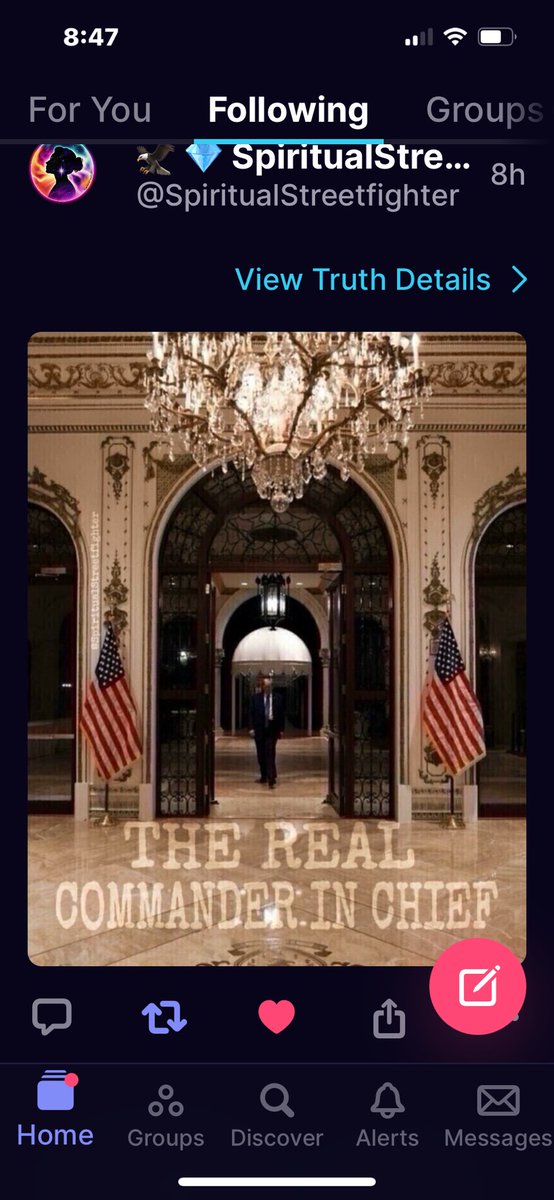 EndTheDeepSt's tweet image. Trump posted this on Truth Social  #CommanderAndChief