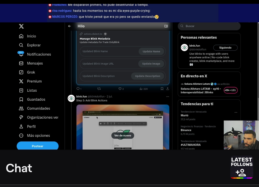 skyempire90's tweet photo. LO IMPORTANTE DE APRENDE SOBRE BLOCKCHAIN ES SABER TAMBIÉN SOBRE SI INTEROPERABILIDAD Y TAMBIEN LO QUE TRAEN DE NUEVO HOY EJEMPLO DE SOLANA LOS BLINKS @allstarslatam #AllstarsLive https://t.co/nGok2FdwZE