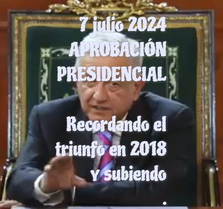 RoyCampos's tweet photo. Aprobación cada domingo

07 jul 65.0%
30 jun 63.1%
23 jun 62.0%
16 jun 60.4%
09 Jun 56.8%
02 jun 54.5%
26 may 54.4%
19 may 54.1%
12 may 53.8%
05 may 53.5%
28 abr 53.4%
21 abr 53 4%
14 abr 53.2%
07 abr 53.6%
31 mzo 54.1%
24 mzo 54.5%
17 mzo 54.2%
10 mzo 54.8%
03 mzo 55.1%
25 feb 55.5%
18 feb 56.2%
11 feb 55.9%
04 feb 55.8%
28 ene 55.7%
21 ene 55.9%
14 ene 56.2%
07 ene 56.4%
31 dic 56.7%
24 dic 56.7%
17 dic 57.0%
10 dic 56.7%
03 dic 56.7%
26 nov 56.2%
19 nov 56.7%
12 nov 57.2%
05 nov 57.9%
29 oct 58.8%
22 oct 59.2%
15 oct 59.6%

RECORDANDO

07 jul 2023 61.0%
07 jul 2022 56.9%
07 jul 2021 58.2%
07 jul 2020 47.7%
07 jul 2019 61.5%

https://t.co/BbTtVq3faB