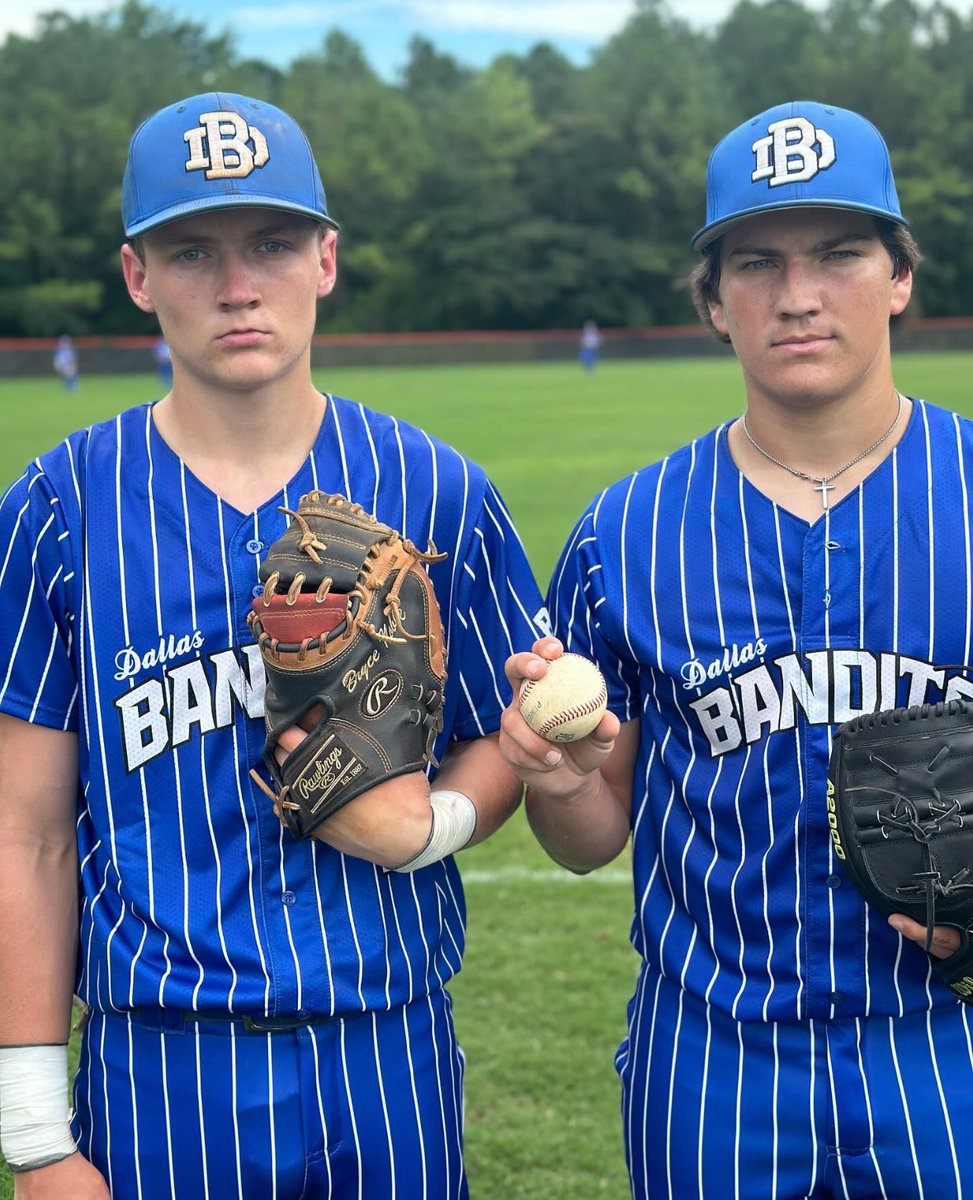 Dallas Bandits Sports (@dallasbandits) on Twitter photo Sam Elrich CG Win
<a href="/sam_elrich/">Sam Elrich</a>
6IP, 9K, 2ER
Bryce Noble / C
<a href="/bryce4noble/">Bryce Noble</a>
Dallas Bandits National 2025 Sam Elrich CG Win
<a href="/sam_elrich/">Sam Elrich</a>
6IP, 9K, 2ER
Bryce Noble / C
<a href="/bryce4noble/">Bryce Noble</a>
Dallas Bandits National 2025