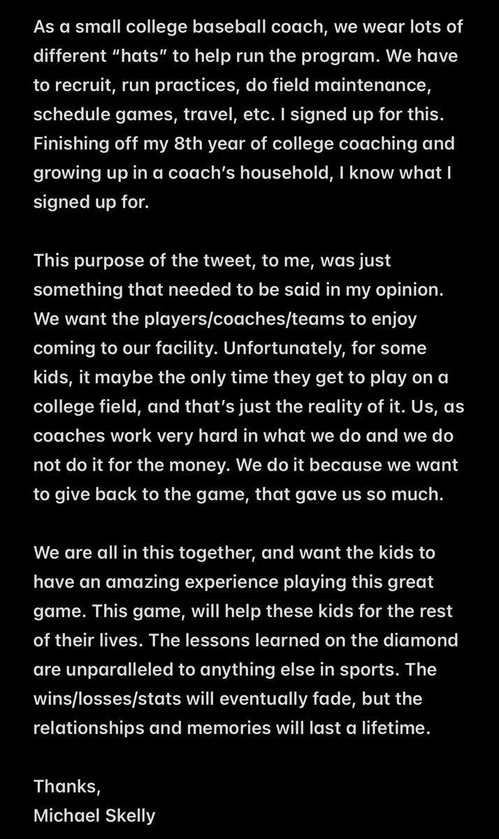 In regards to my tweet from yesterday, I put together some thoughts: