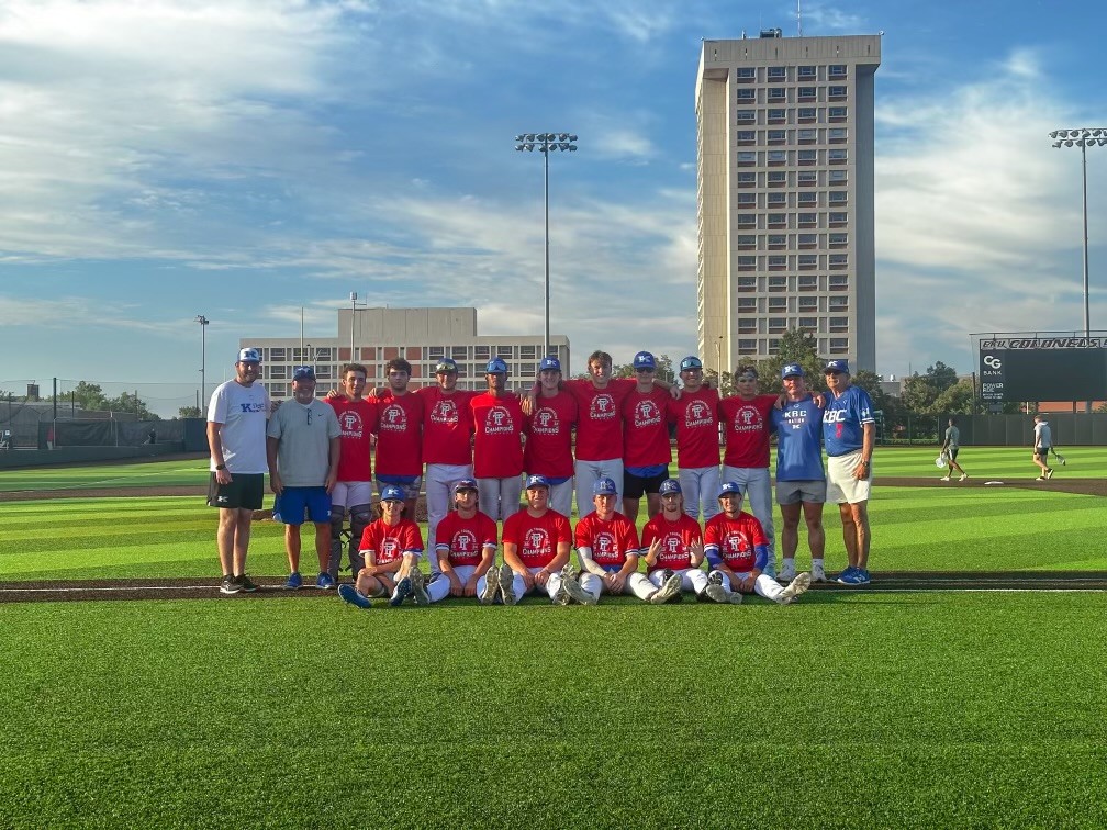 Kybaseballclub's tweet photo. Congratulations to KBC Dodgers Scout 18u for winning the Best of the Bluegrass tournament this weekend. Shout out to Merrick Graham for throwing 6.0 innings only giving up two hits and striking out 12! https://t.co/4esZEX7KzK