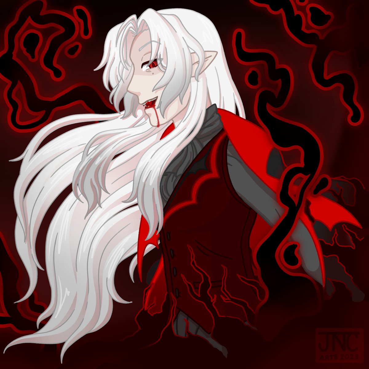 AbyssalStray's tweet photo. I just wanted to figure out what his powers looked like and I am quite happy with how it looked in the end! Someone remind me to put the alt in replies! https://t.co/z4EbIw0ccP