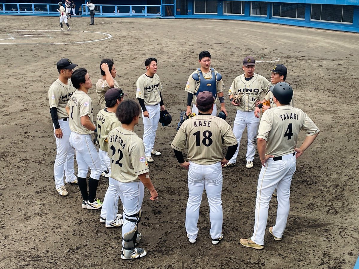 HINO_MKANTO's tweet photo. 千葉野球部が『全日本軟式野球天皇賜杯千葉県大会』でベスト8という結果になりました。応援ありがとうございました！この結果、『水戸市長杯東日本軟式野球選手権千葉県大会』に出場が決定しました。引き続き応援よろしくお願いします！ https://t.co/gwYPAqRVEe
