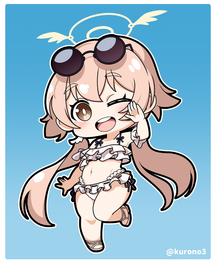 ブルアカ「#気温が高いので気が早いが水着絵が見たい ブルアカからいくつか。 」|玄乃エミーのイラスト