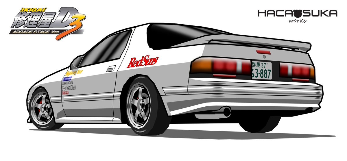 Heres the final car I did for Ikigai for the animation! Ryosuke's