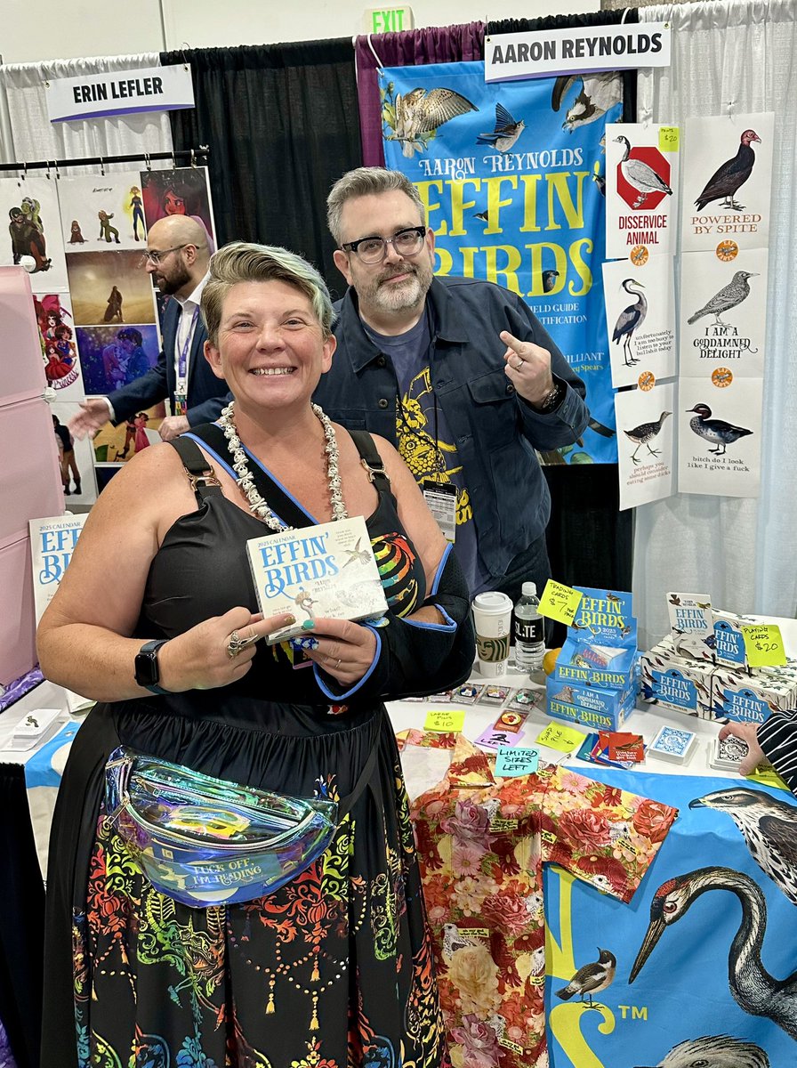 Mission Accomplished! Got my calendar for next year &amp; got it signed by <a href="/EffinBirds/">Effin' Birds</a>  at <a href="/fanexpodenver/">FAN EXPO Denver</a>