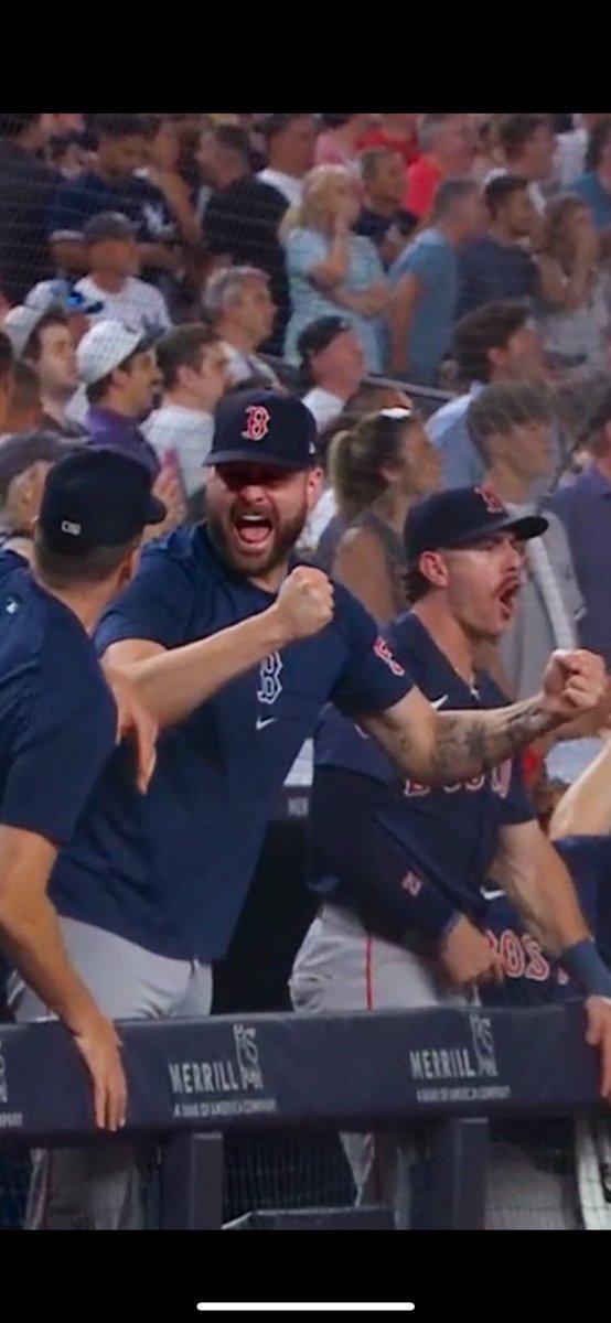 matthewcrory's tweet photo. The Sunday Sox strike again!!

14-1 

What a Gem from Kutter, Slaten and Jansen.

Raffy x2 and Rafaela go yard and the Red Sox have won back to back series against the Yankees this season (4-2)

#DirtyWater #RedSox https://t.co/wlQMo1cbx2