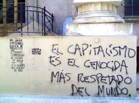 NikolayOCDC's tweet photo. El Capitalismo es el Genocida más respetado del mundo. https://t.co/r43cQ38hVO