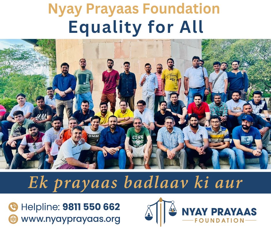 NyayPrayaas's tweet photo. Equality for All: Men's rights are an essential part of human rights. Everyone deserves access to justice, support, and equal opportunities. Join @NyayPrayaas to support this cause: https://t.co/Y39QTHhN4k .
#MensRights #HumanRights #EqualityForAll
#NyayPrayaas4Men https://t.co/OJPxq8ehxU