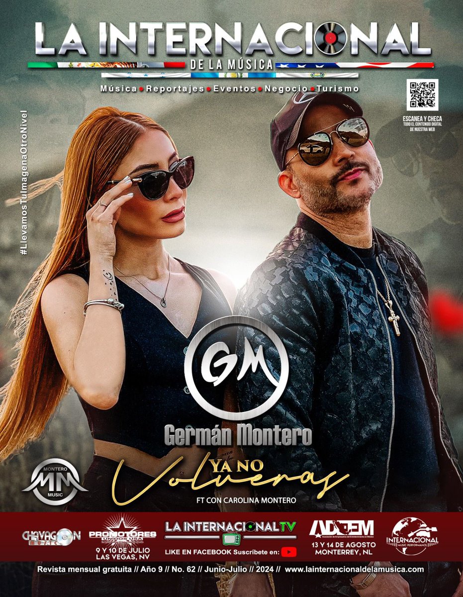 Gracias mis amigos de #LaInternacional  ..#Revista Todo el Equipo de #MonteroMusic  estamos muy agradecidos y Felices .