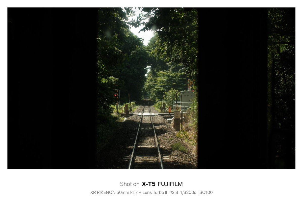 shosuga_info's tweet photo. 田舎の車窓から。

Camera→FUJIFILM X-T5
Lens→XR RIKENON 50mm F1.7
Adapter→Lens Turbo Ⅱ
Film Simulation→Kodak Gold 200？

#rikenon50mmf17 #lensturbo2 #filmsmulation #kodakgold200 #水郡線 #ローカル線 #田舎の車窓から #fujifilm #xt5 #オールドレンズ #oldlens #photography https://t.co/ArF63C58LP