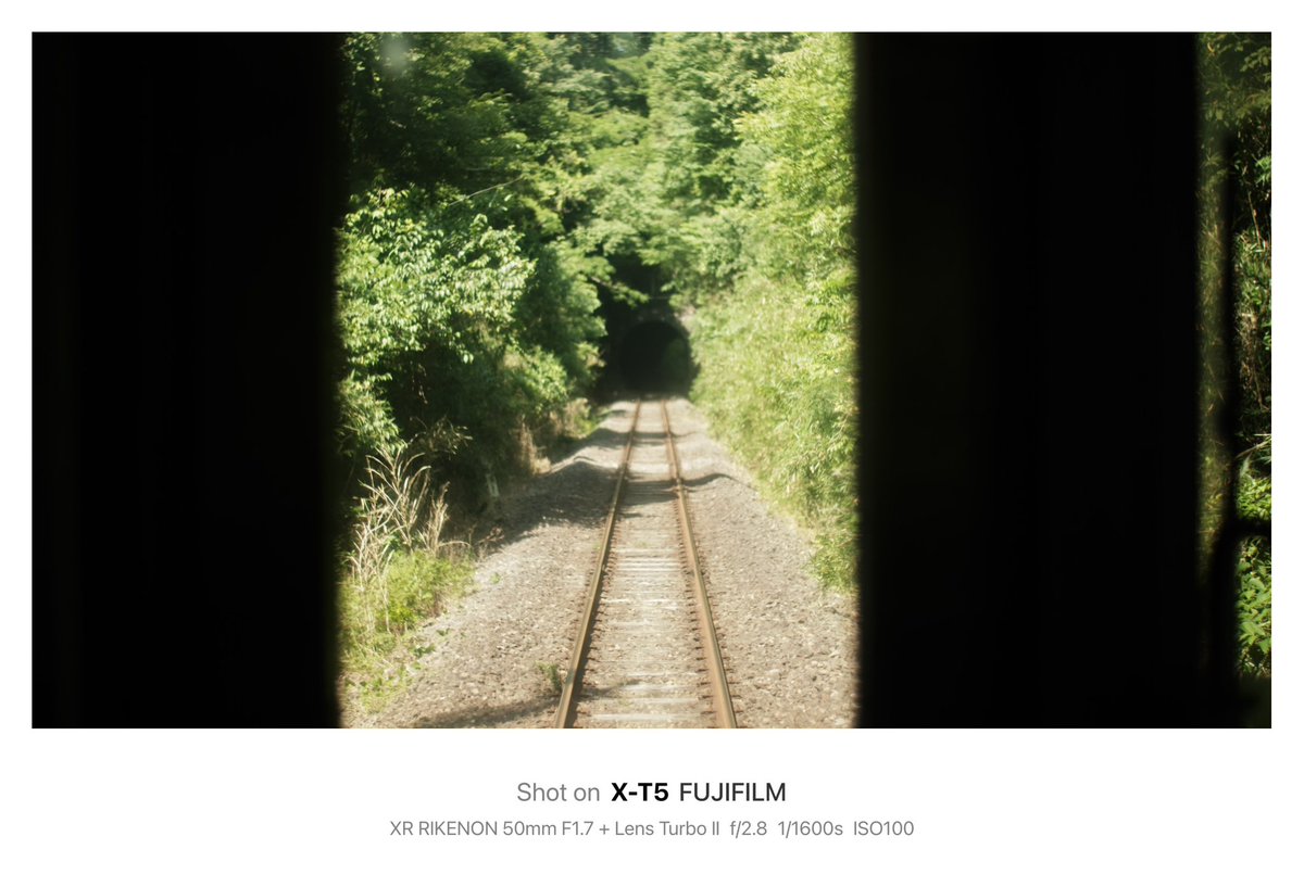 shosuga_info's tweet photo. 田舎の車窓から。

Camera→FUJIFILM X-T5
Lens→XR RIKENON 50mm F1.7
Adapter→Lens Turbo Ⅱ
Film Simulation→Kodak Gold 200？

#rikenon50mmf17 #lensturbo2 #filmsmulation #kodakgold200 #水郡線 #ローカル線 #田舎の車窓から #fujifilm #xt5 #オールドレンズ #oldlens #photography https://t.co/ArF63C58LP