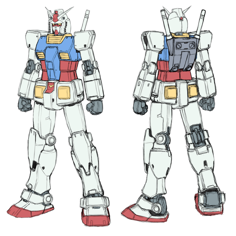 Rx78 イラスト 機動戦士ガンダム RX78-2 ガンダム iPhone 640 960 壁紙