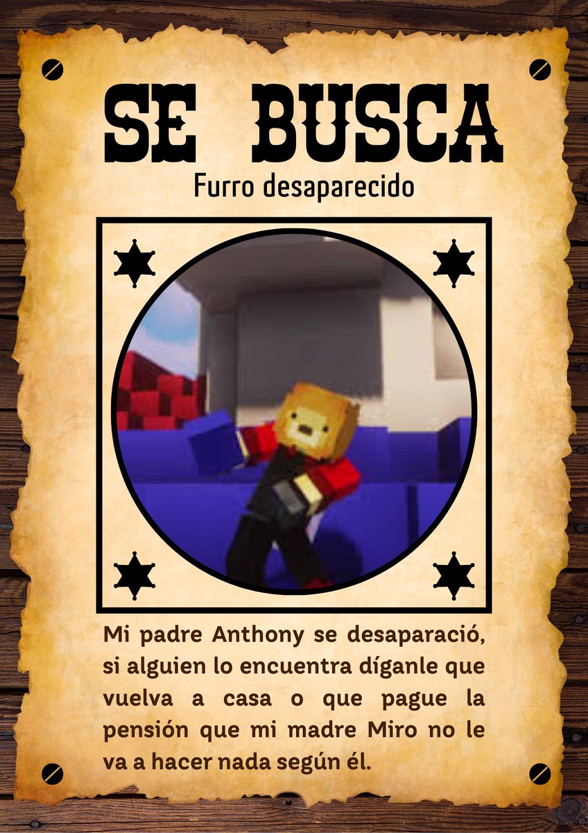 tiafrugele's tweet photo. mi padre el furro desapareció de la VA2, con mi madre @MiroVT_  (madre ausente) estamos buscándolo o que pague la pensión, si lo ven por ahí díganle que el Miro no le hará nada, que vuelva a casa uwu https://t.co/3MutfAqQ2t