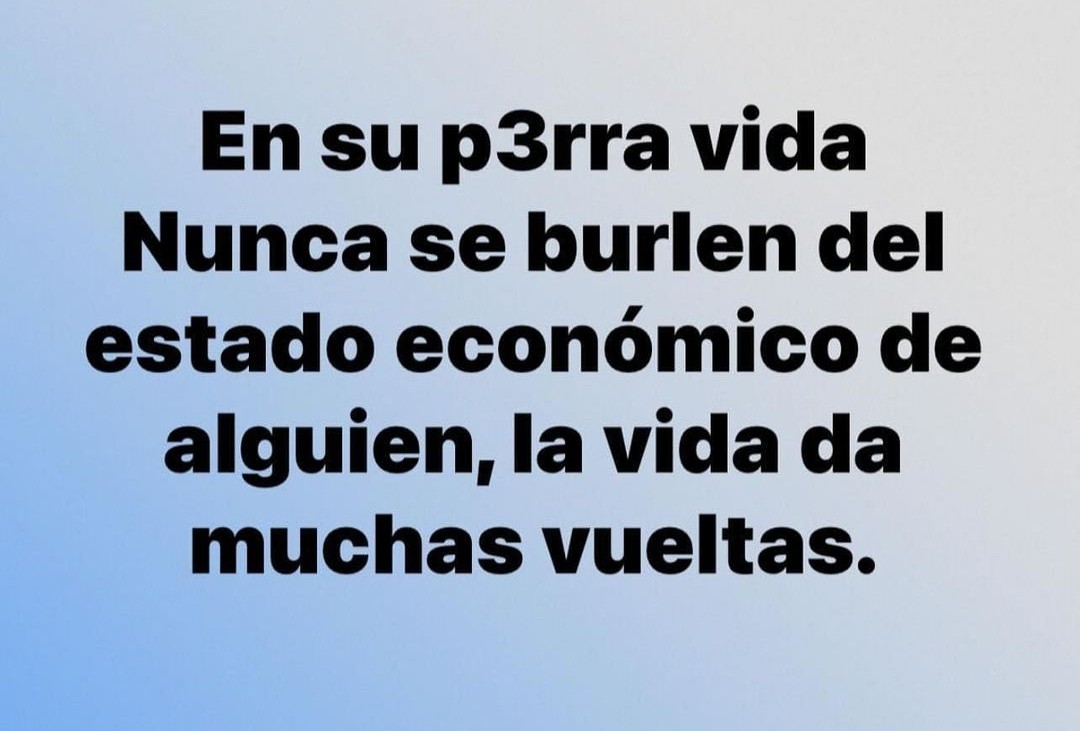 Esto 👇

Y sabes que es lo peor de la gente de aquí, es que están ya en la mierda y aun así ven despectivamente a otros.